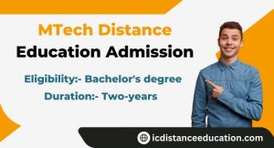 MTech Distance Education