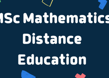 MSc Mathematics Distance Education