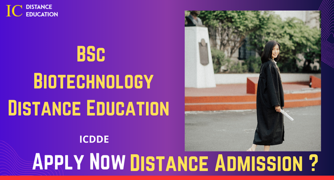BSc Biotechnology Distance Education Admission