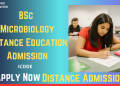 BSc Microbiology Distance Education admission