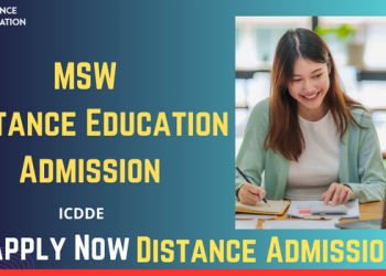 MSW Distance Education Admission