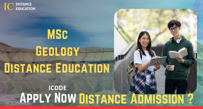 MSc Geology Distance Education Admission