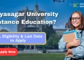 Vidyasagar University Distance Education Admission
