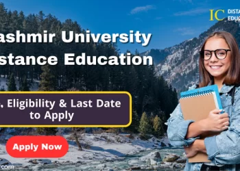 Kashmir University Distance Education Admission