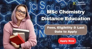 MSc Chemistry Distance Education Admission