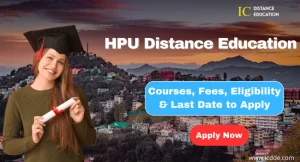 HPU ICDEOL Admission