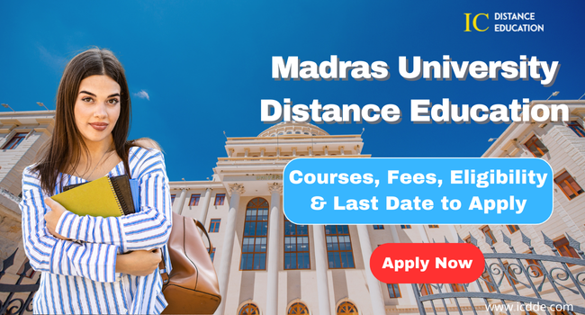 Madras University Distance Education Admission