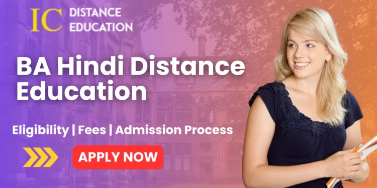 BA Hindi Distance Education