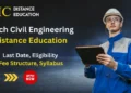BTech Civil Engineering Distance Education