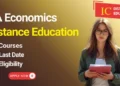 BA Economics Distance Education