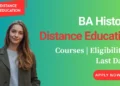 BA History Distance Education