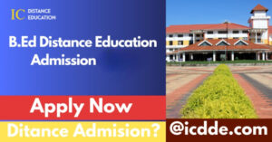 BEd Distance Education Admission