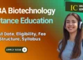 MBA Biotechnology Distance Education