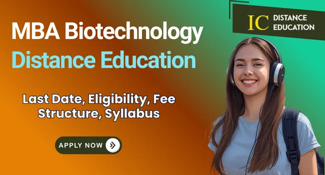 MBA Biotechnology Distance Education
