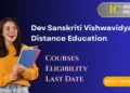 Dev Sanskriti Vishwavidyalaya Distance Education