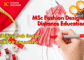 MSc Fashion Designing Distance Education