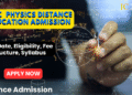 BSc Physics Distance Education
