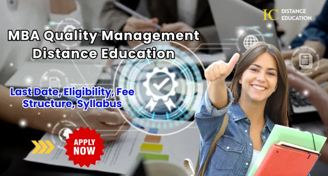 MBA Quality Management Distance Education