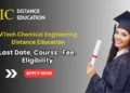 MTech Chemical Engineering Distance Education