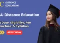 TNAU Distance Education